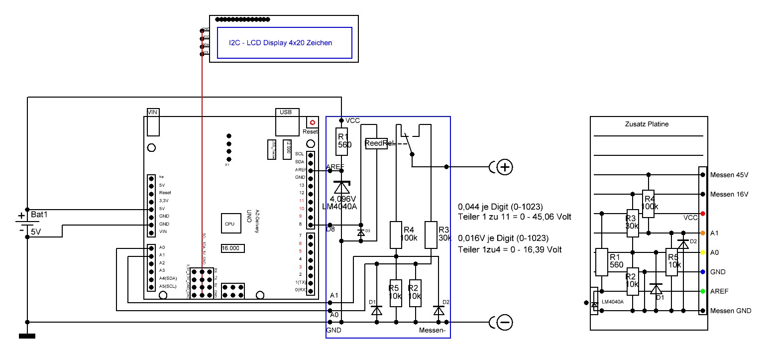 Arduino UNO Messgerät 16 + 45 Volt mit Relais.JPG